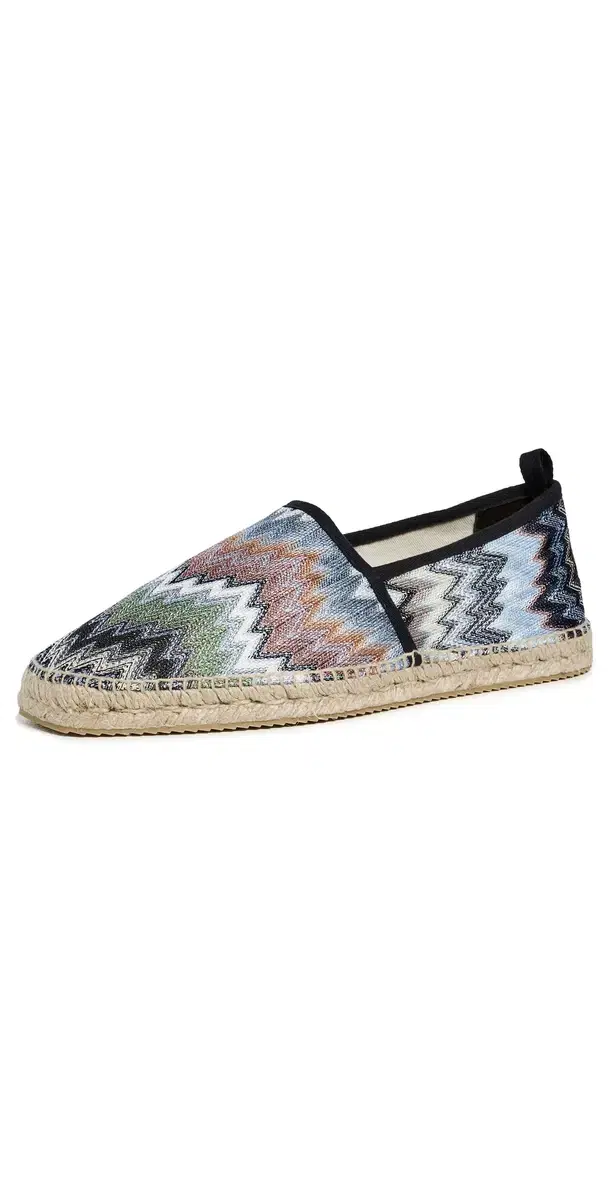 Corfu Espadrilles Raschel Snake Grey Blue