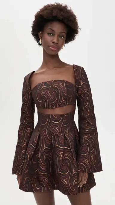 Andrea Iyamah Nala ini Jacquard Dress Corda Jacquard | Thumbnail 2