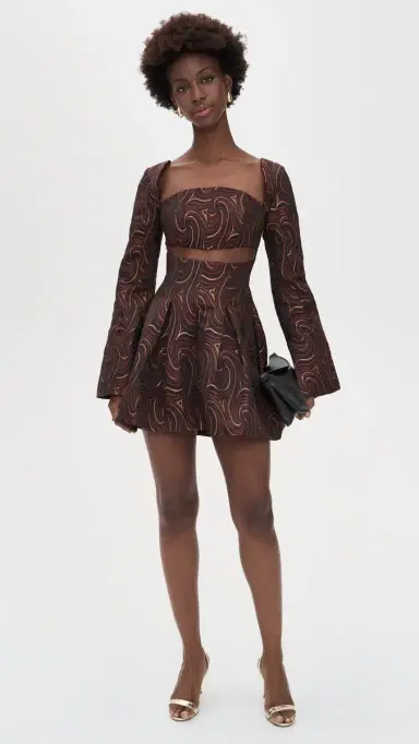 Andrea Iyamah Nala ini Jacquard Dress Corda Jacquard | Thumbnail 5