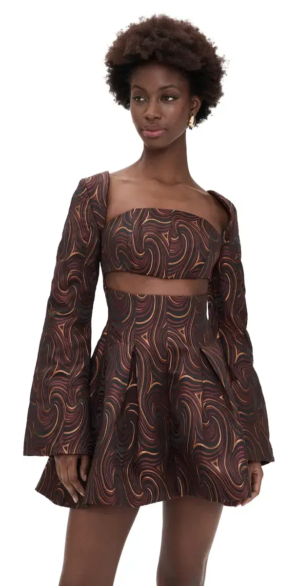 Nala ini Jacquard Dress Corda Jacquard