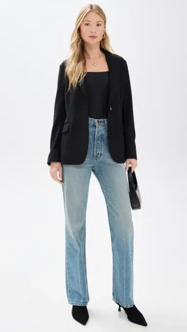 Stylest DaySculpt Long Sleeve Square Neck Caviar | Thumbnail 5