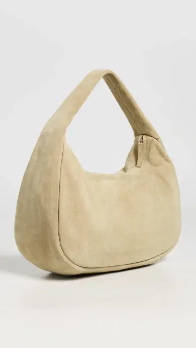 St. Agni Suede Large Bon Bon Bag Rock One Size | Thumbnail 4