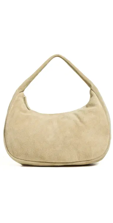 St. Agni Suede Large Bon Bon Bag Rock One Size | Thumbnail 1