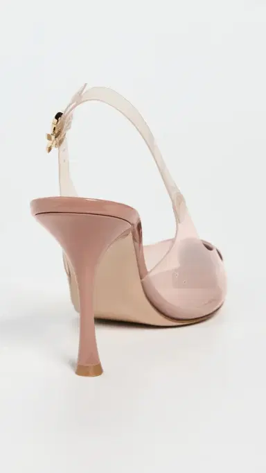 Gianvito Rossi Glass Vernice Heels Praline 39 | Thumbnail 4