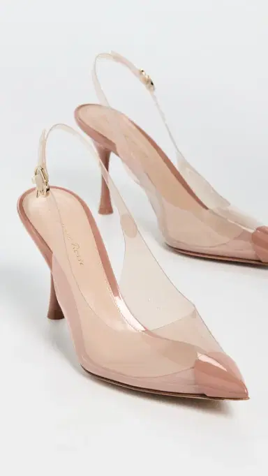 Gianvito Rossi Glass Vernice Heels Praline 39 | Thumbnail 5