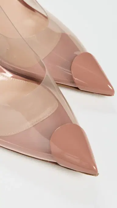 Gianvito Rossi Glass Vernice Heels Praline 39 | Thumbnail 6