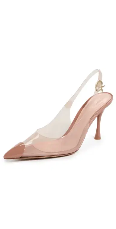 Gianvito Rossi Glass Vernice Heels Praline 39 | Thumbnail 1
