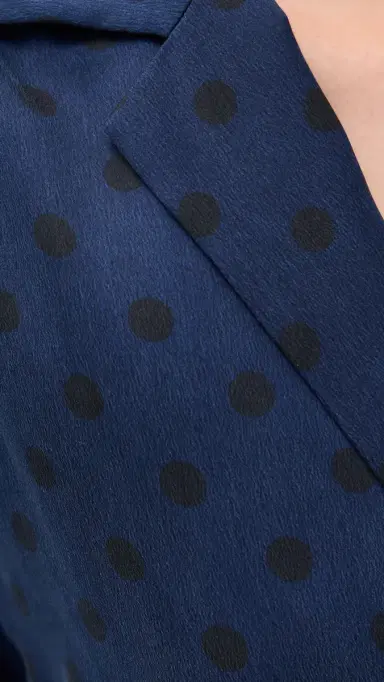 Lunya Washable Silk Long Sleeve Shirt and Pants et Blue Ellipsis | Thumbnail 6