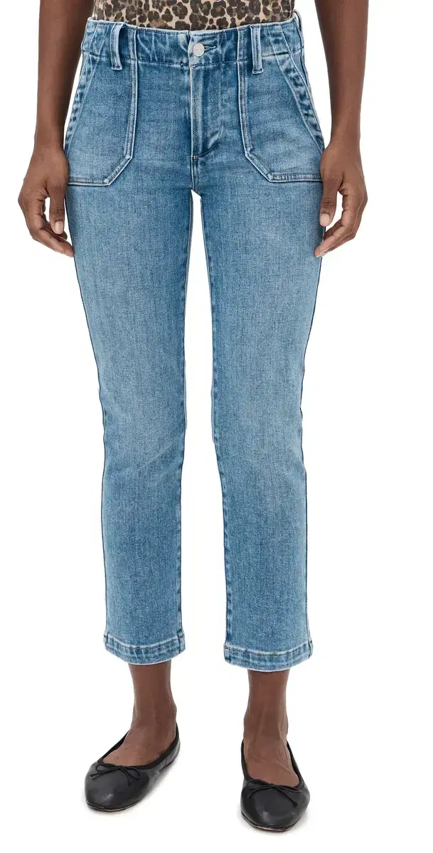PAIGE Mayslie Straight Ankle Jeans Fontessa