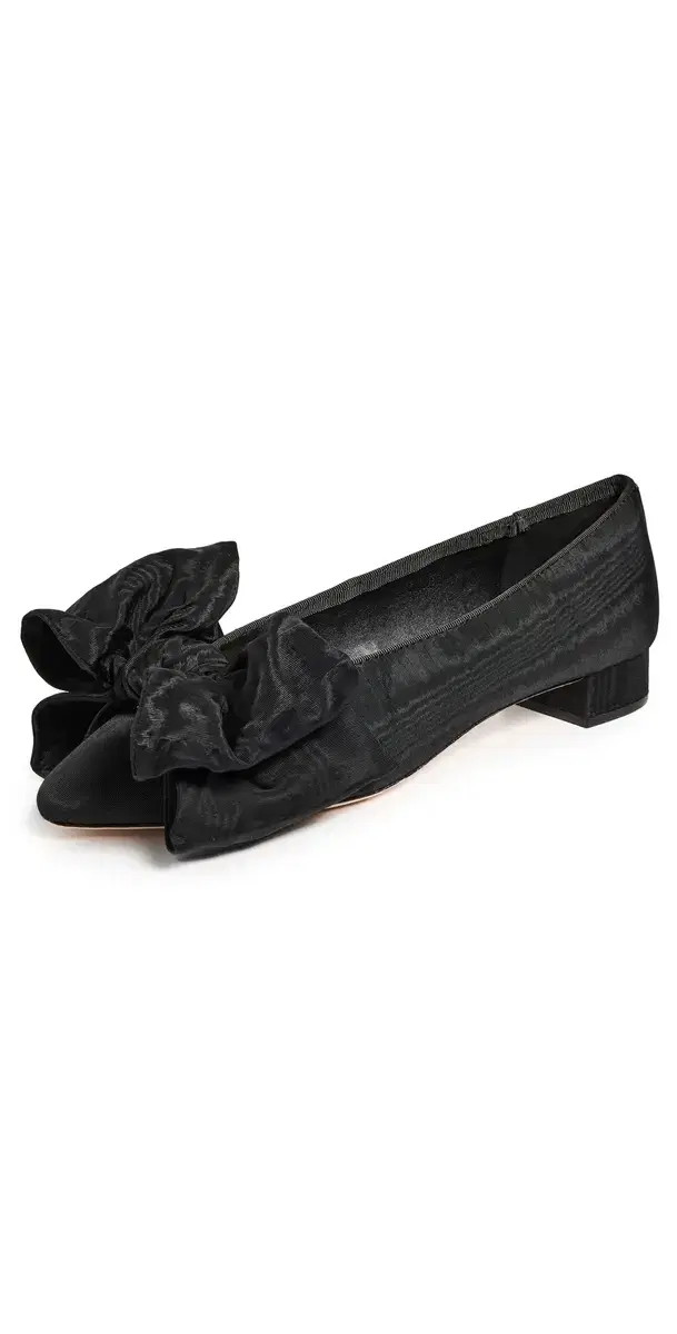 Loeffler Randall Noa Bow Flats Black