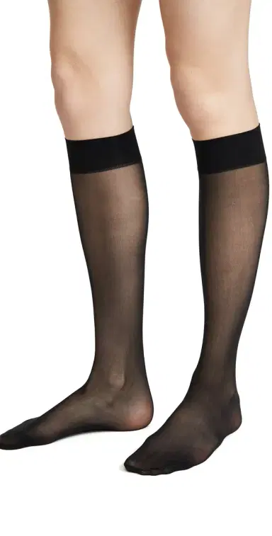 Wolford Individual 10 Knee Hi Black M | Thumbnail 1
