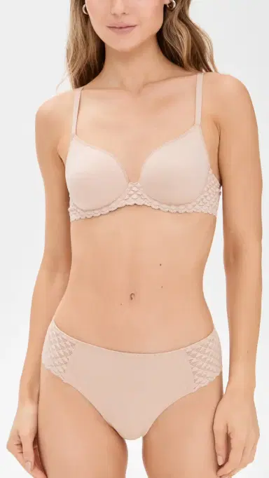 Simone Pérèle Subtile 3D Plunge Bra Peau Rose | Thumbnail 5 Simone Pérèle Subtile 3D Plunge Bra Peau Rose | Thumbnail 5