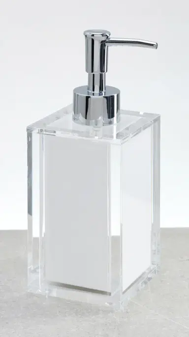 Tizo Design Acrylic Soap Dispenser with White Insert | Thumbnail 2