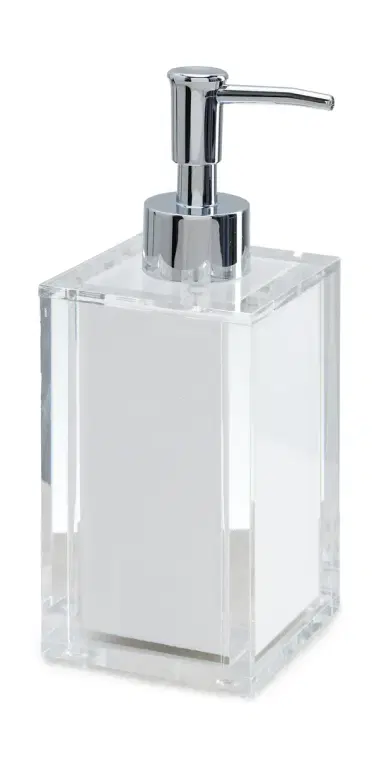 Tizo Design Acrylic Soap Dispenser with White Insert | Thumbnail 1