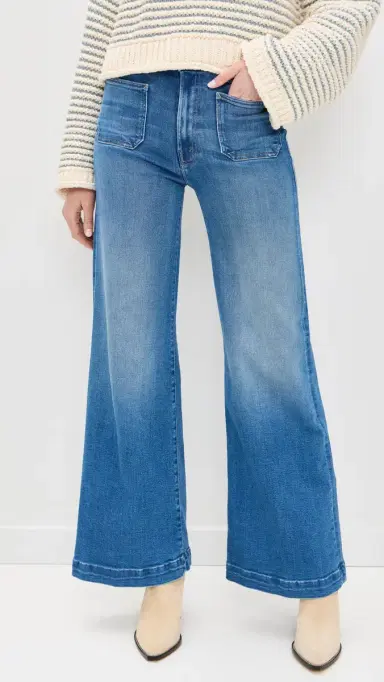 Mother Hustler Roller Patch Pocket Sneak Jeans Piece By Piece 27 | Thumbnail 2