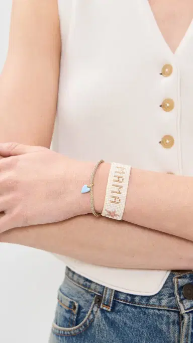 HART Metallic Bracelet with Blue Heart Charm | Thumbnail 3