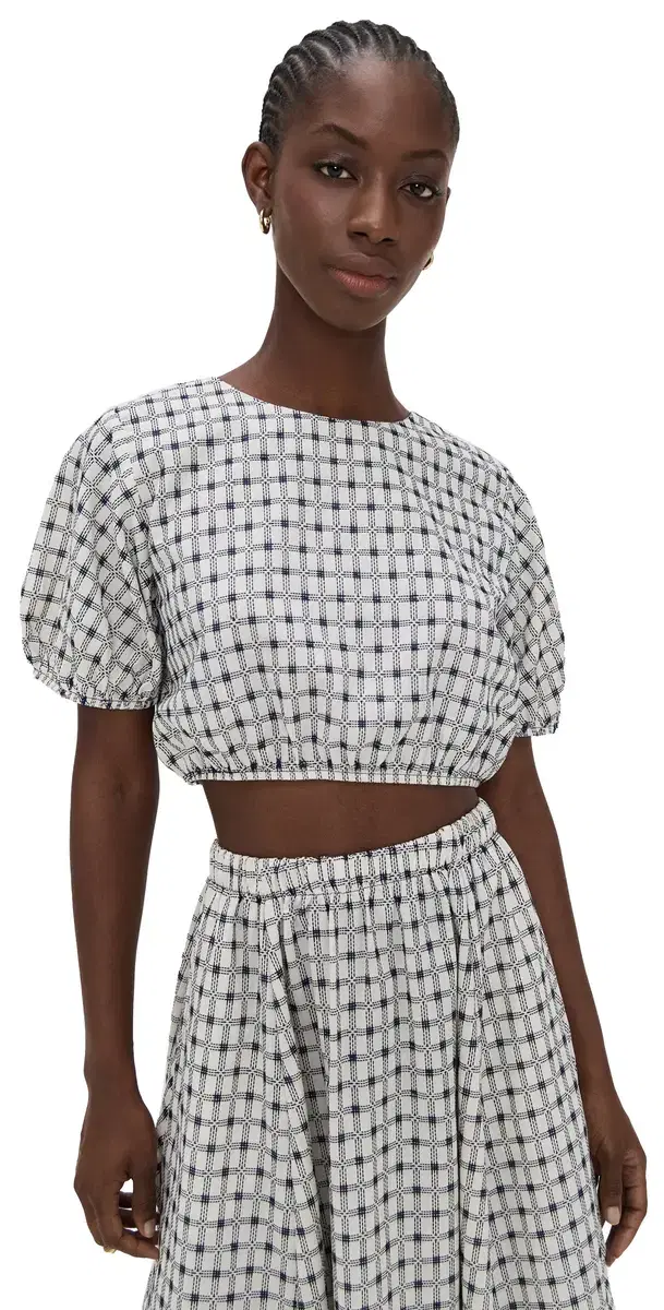 illian Cropped Blouse  Dobby
