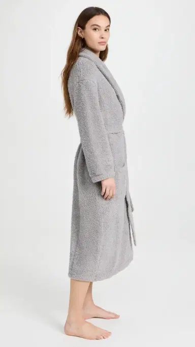 Barefoot Dreams Cozy Chic Robe Dove Gray 3 | Thumbnail 4 Barefoot Dreams Cozy Chic Robe Dove Gray 3 | Thumbnail 4