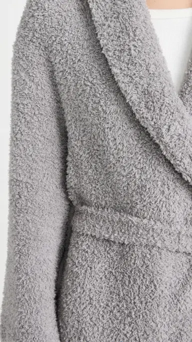 Barefoot Dreams Cozy Chic Robe Dove Gray 3 | Thumbnail 6 Barefoot Dreams Cozy Chic Robe Dove Gray 3 | Thumbnail 6
