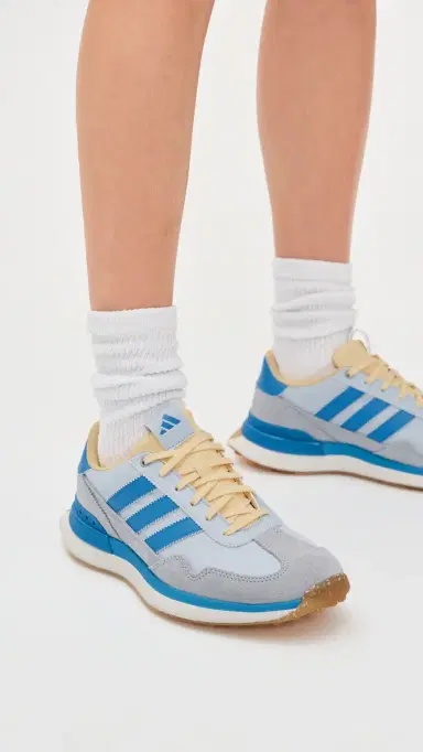 Adidas Golf S2G 26 Textile Spikeless Golf Shoes Crystal Sky/Blue/Ice Tangerine 9 | Thumbnail 3