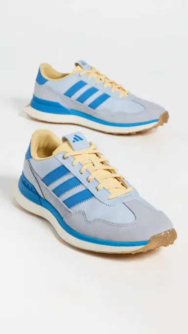 Adidas Golf S2G 26 Textile Spikeless Golf Shoes Crystal Sky/Blue/Ice Tangerine 9 | Thumbnail 5