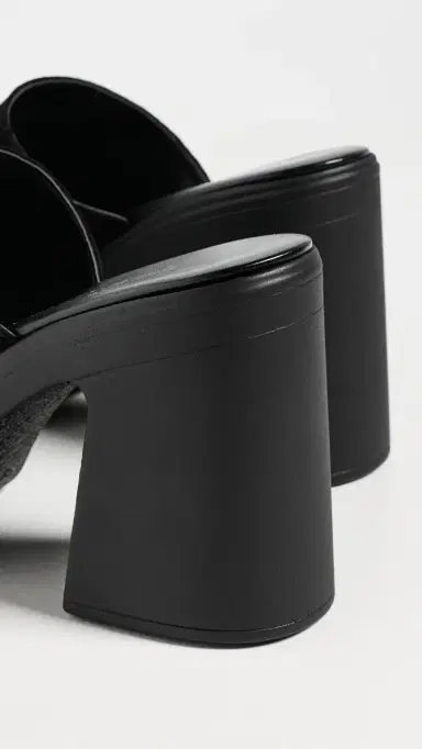 Free People Zoe Platform Sandals Black Tide Suede 41 | Thumbnail 4