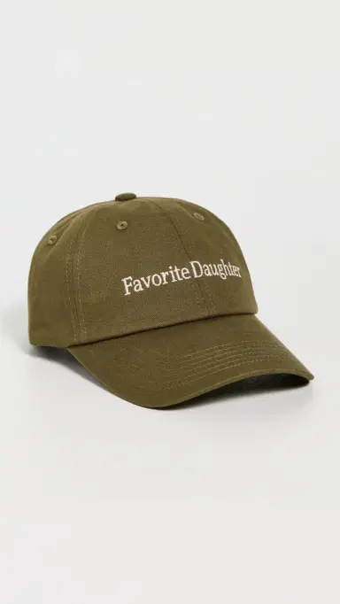 Favorite Daughter Classic Logo Baseball Cap Moss One Size | Thumbnail 2
