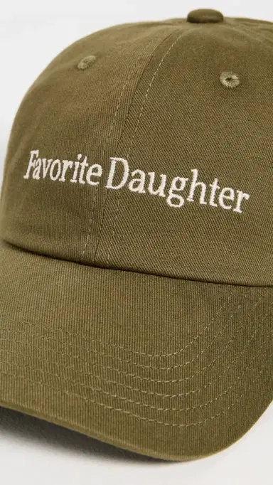 Favorite Daughter Classic Logo Baseball Cap Moss One Size | Thumbnail 5