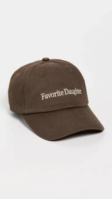 Favorite Daughter Classic Logo Baseball Cap Coffee One Size | Thumbnail 2