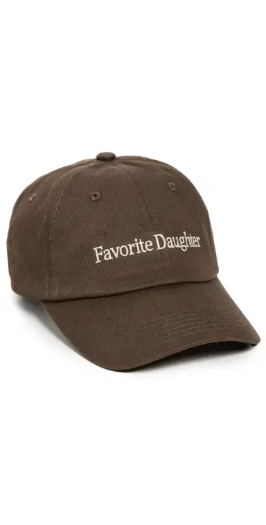 Favorite Daughter Classic Logo Baseball Cap Coffee One Size | Thumbnail 1