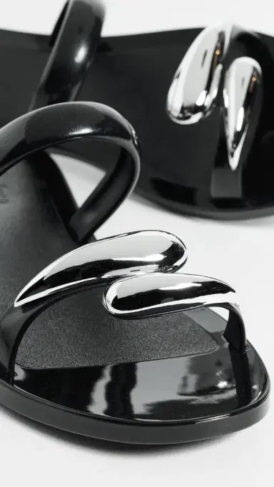 Melissa Eden Jelly Sandals Black | Thumbnail 6