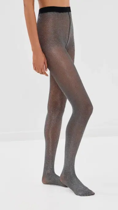Falke Glitter Tights Black/ilver | Thumbnail 2