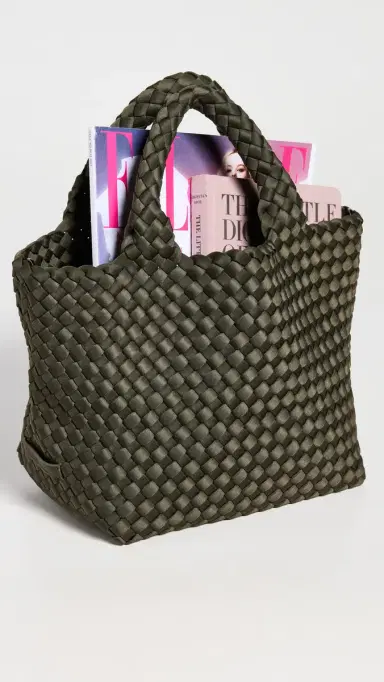 Naghedi St. Barths Small Tote Olive | Thumbnail 3 Naghedi St. Barths Small Tote Olive | Thumbnail 3