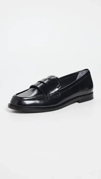 Loeffler Randall Rachel Leather Loafers Black 5 | Thumbnail 2