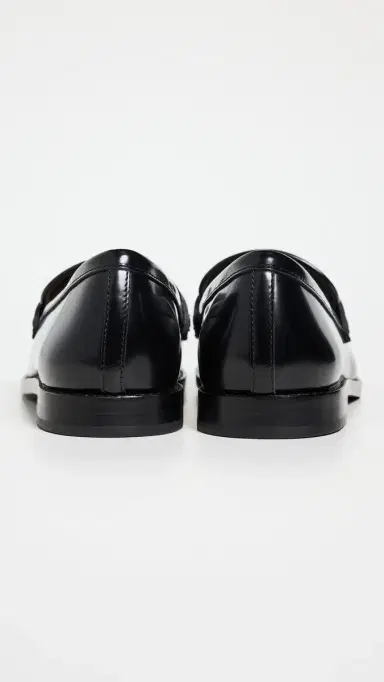 Loeffler Randall Rachel Leather Loafers Black 5 | Thumbnail 4