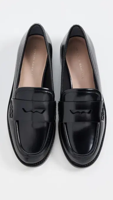 Loeffler Randall Rachel Leather Loafers Black 5 | Thumbnail 5
