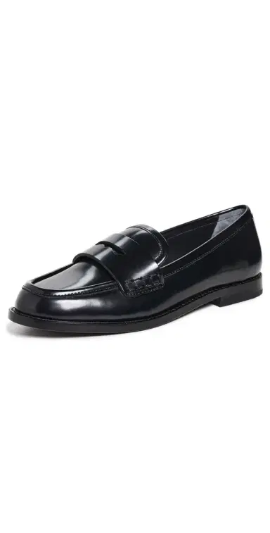 Loeffler Randall Rachel Leather Loafers Black 5 | Thumbnail 1