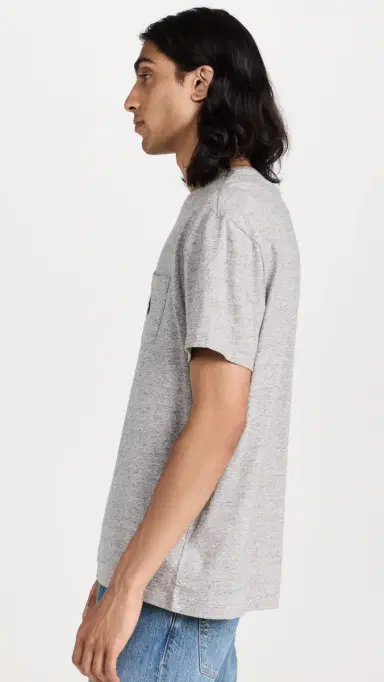 Polo Ralph Lauren Classic Fit Pocket Tee Heather Grey M | Thumbnail 4
