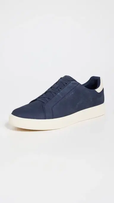 Cole Haan GrandPro Luxe Slip-On Sneakers Navy Blazer Nubuck/Ivory 8 | Thumbnail 2