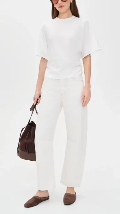Citizens of Humanity Miro Relaxed Jeans Soft White 28 | Thumbnail 5