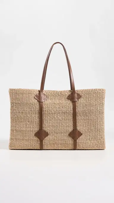 Poolside Bags The St. Tropez Tote Chocolate One Size | Thumbnail 2 Poolside Bags The St. Tropez Tote Chocolate One Size | Thumbnail 2