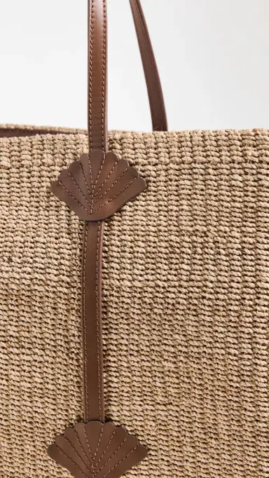 Poolside Bags The St. Tropez Tote Chocolate One Size | Thumbnail 5 Poolside Bags The St. Tropez Tote Chocolate One Size | Thumbnail 5