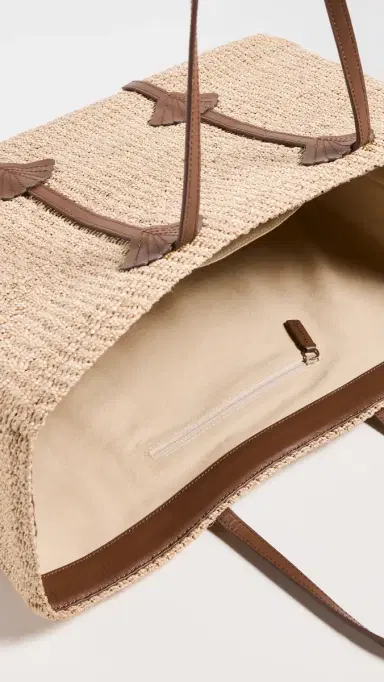 Poolside Bags The St. Tropez Tote Chocolate One Size | Thumbnail 6 Poolside Bags The St. Tropez Tote Chocolate One Size | Thumbnail 6