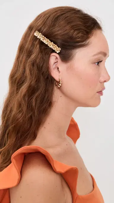 Jennifer Behr Paityn Barrette Gold One Size | Thumbnail 3