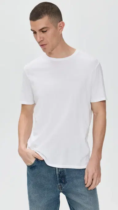 Alex Mill Lightweight Mercer Tee White | Thumbnail 2