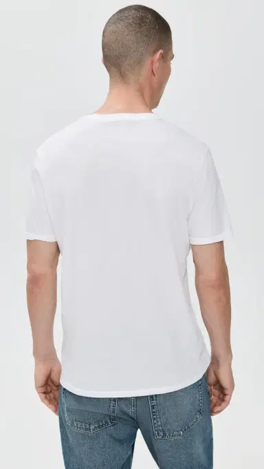 Alex Mill Lightweight Mercer Tee White | Thumbnail 3