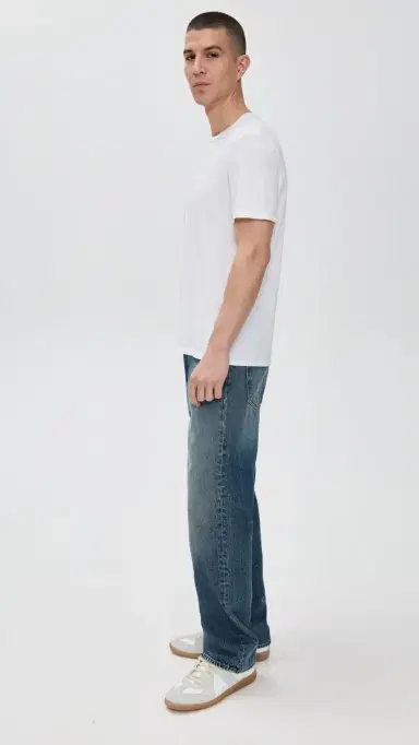 Alex Mill Lightweight Mercer Tee White | Thumbnail 4