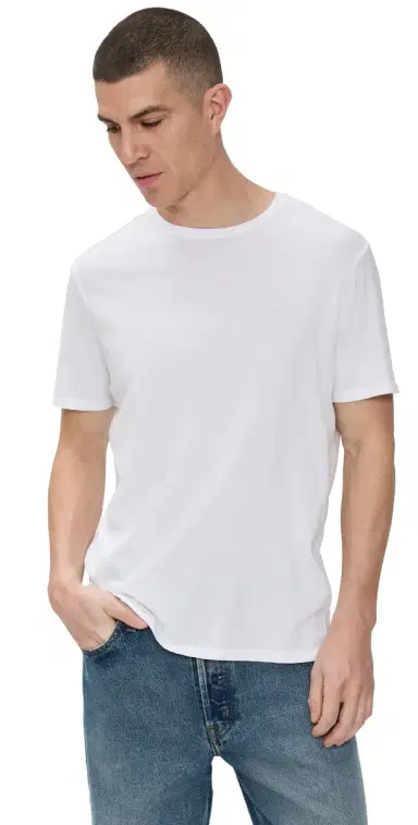 Alex Mill Lightweight Mercer Tee White | Thumbnail 1