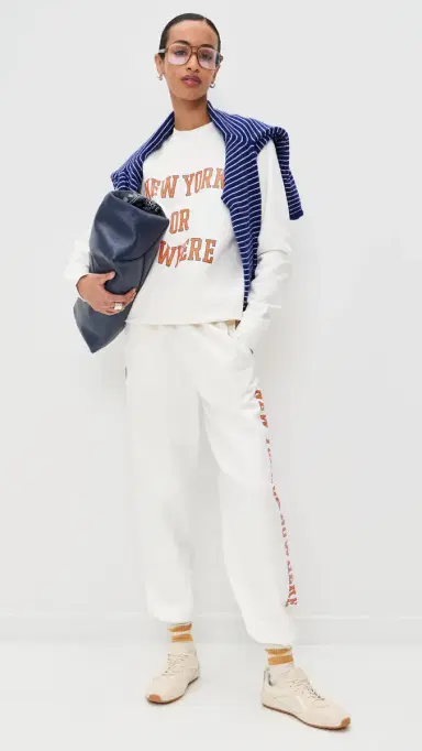 New York or Nowhere Knicks Classic Crewneck Off White | Thumbnail 5 New York or Nowhere Knicks Classic Crewneck Off White | Thumbnail 5