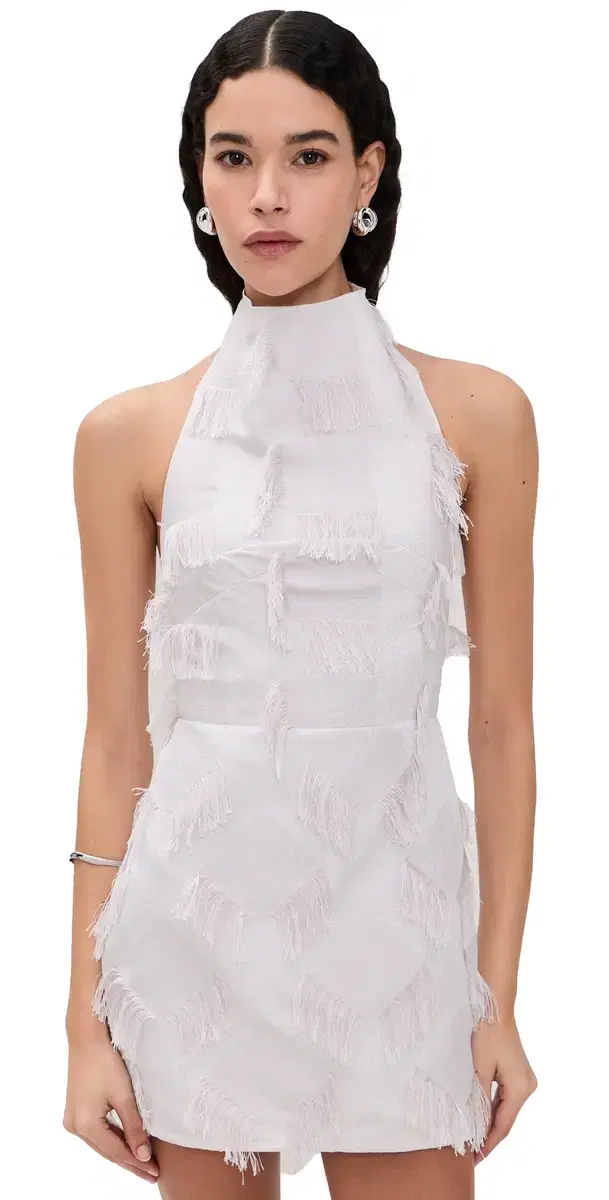 Paris Georgia Back Wrap Mini Dress Blossom Ice